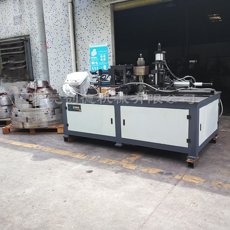 風機筒風閥(fá)管自動翻邊機