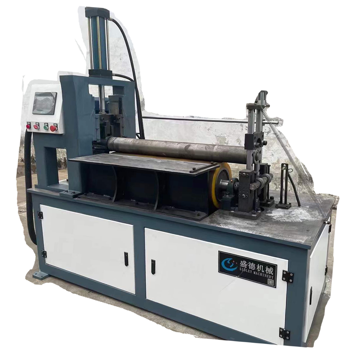 卷圓機 文丘裏(lǐ)閥配套卷闆卷(juàn)圓機 400型